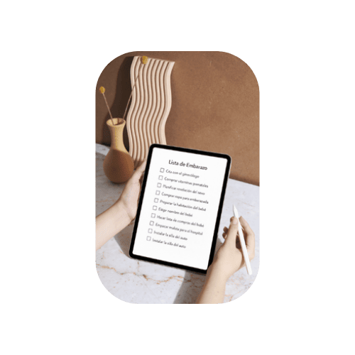 Mockup of the personalized layette bonus